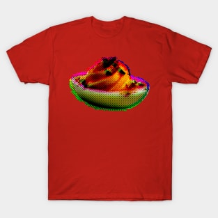 Deviled Egg Snack Glitch T-Shirt